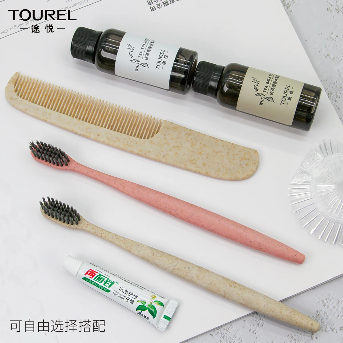 Airbnb premium 30 ml printed hotel room amenities manufacturer in china