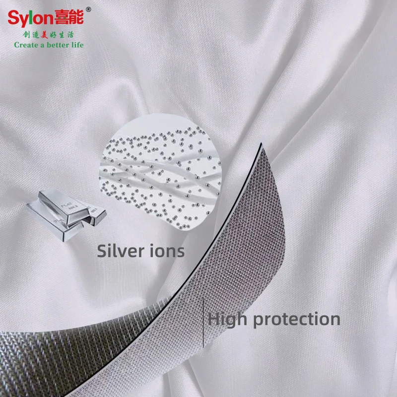 similar to cleanmax Adding nano functional powder silver ions ionic antibacterial nylon filament yarn for weaving