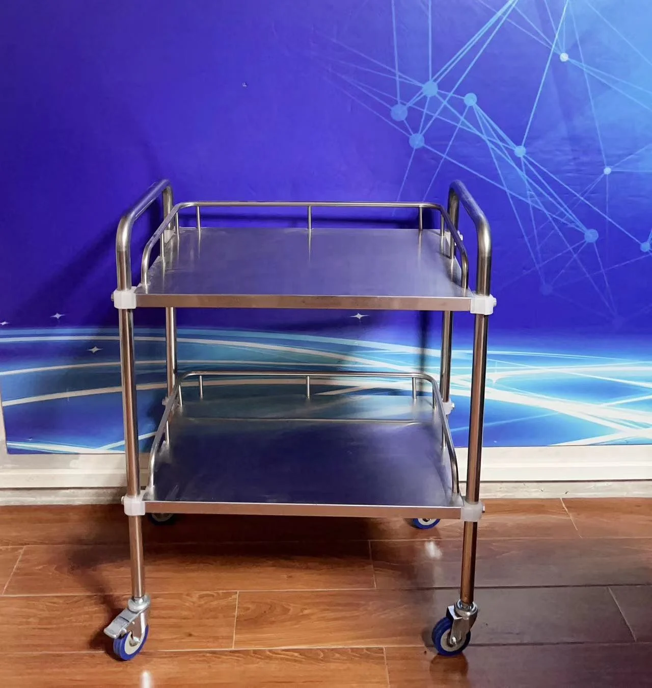 Medical Hospital Surgical Instrument Trolley stainless steel medicine Dressing Trolley instrument trolley cart