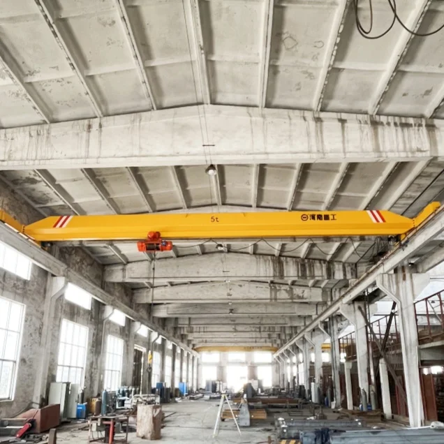Bridge crane with hoist magnet overhead crane scrap magnet equipment for mining 20 ton