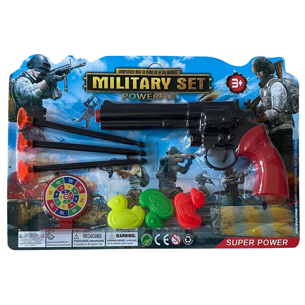 Hot selling products 2024 Fun kid cheap realistic Plastic items Toy Gun Soft Bullet with Animal modeling target armas de juguete