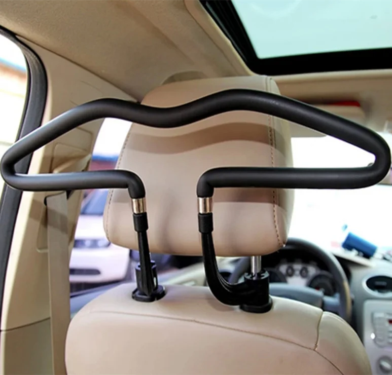 New Stainless Steel Car Seat Back Headrest Hanger Multi-function Clothes Hanger
