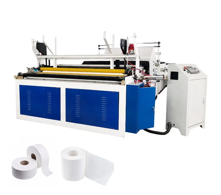 Home business machine small automatic toilet tissue paper roll rewinding making machine