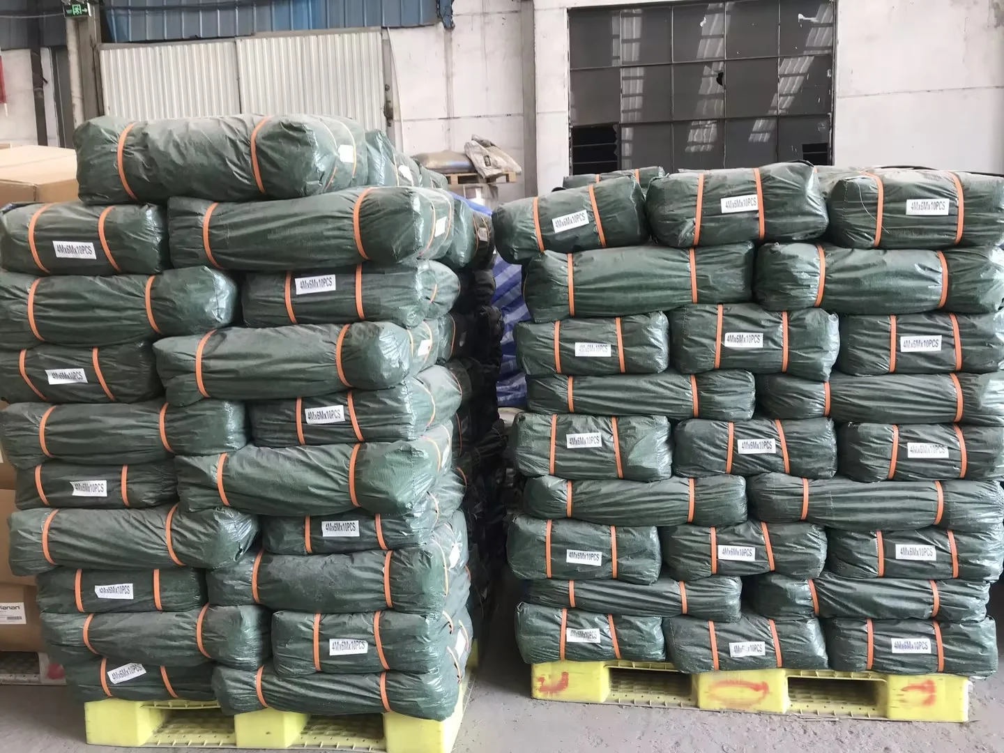 Million 2*3 120g green silver laminated PE coated tarpaulin hot selling customized design cover waterproof