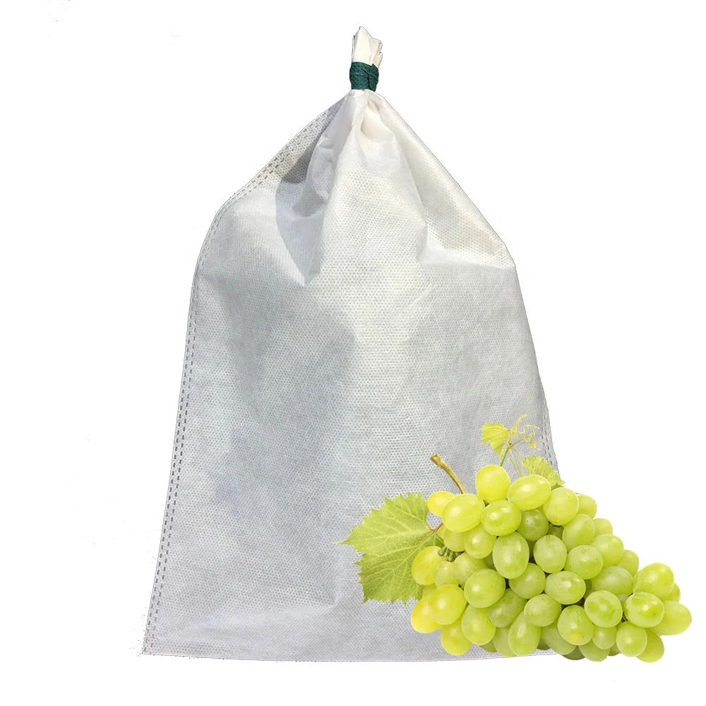 
Prevent frostbite, Bird non-woven fabric fruit bag non-woven grape protective bag ,White 