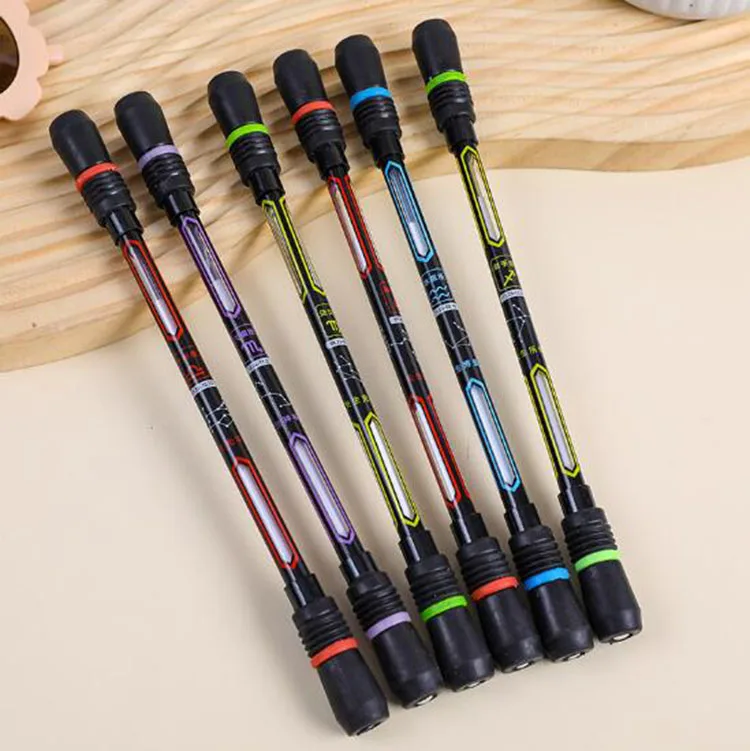 School Rotating Spinning Gaming Pen Stress Relief Spinning Pen Students Writing Toy Cute Ballpoint Pen