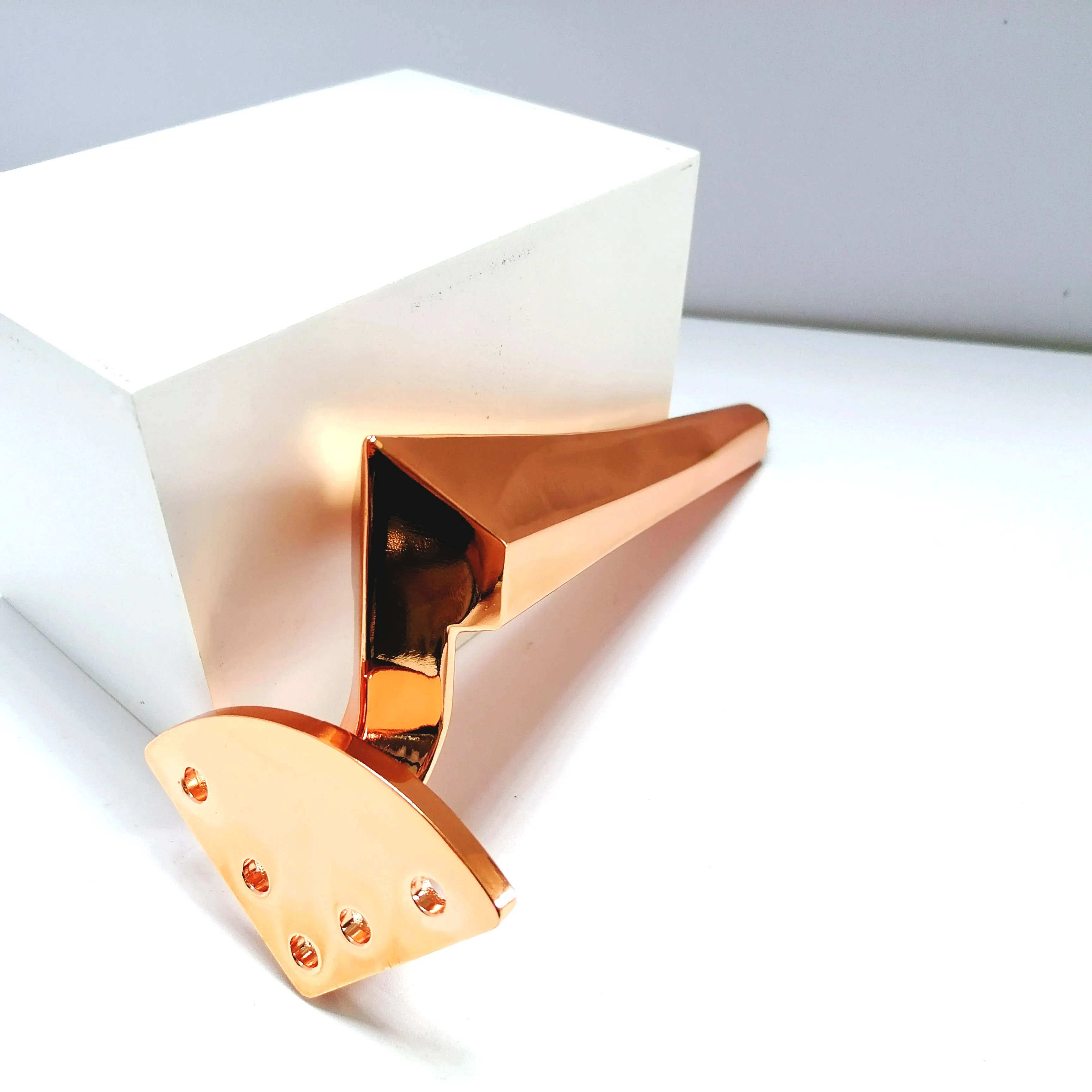 China manufacturer prices decorative accessories for modern sofas legs gold color customized aluminum alloy cabinet sofa legs