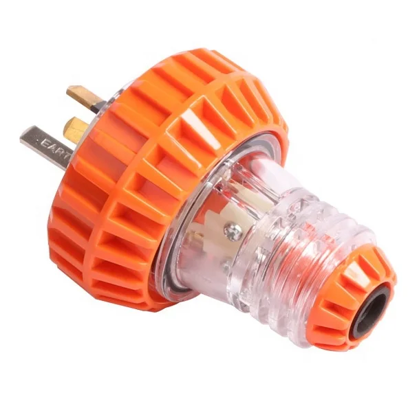 Chenf Australia Standard Waterproof Industrial Plug 10A 250V 3 Flat Pins Electrical Plug with Connector 56P310