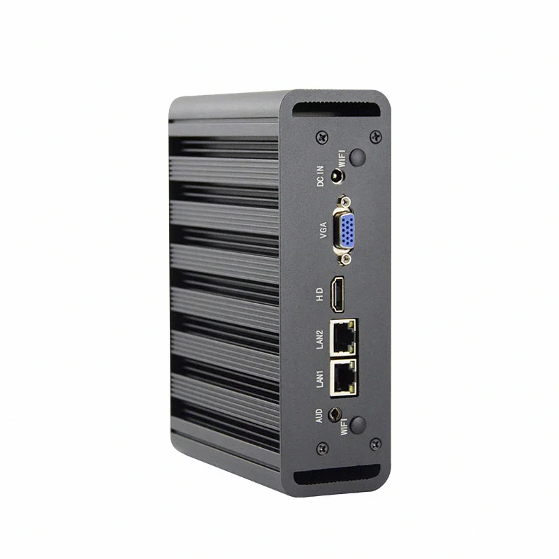 Металлический корпус J4125 /N3350/J3455 мини ПК компьютер AK7 с Win10 8 ГБ 128 4 64 вентилятором 4K Linux для проекта игры