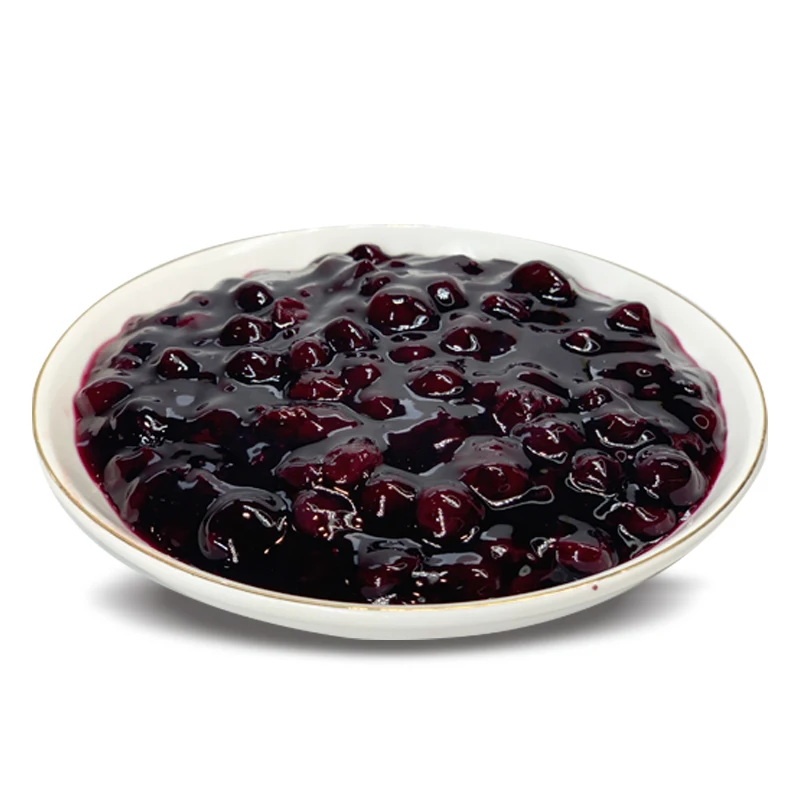 Factory Price Premium Canned Blueberry Pie Filling Blueberry Jam of Boba Milk Tea Material