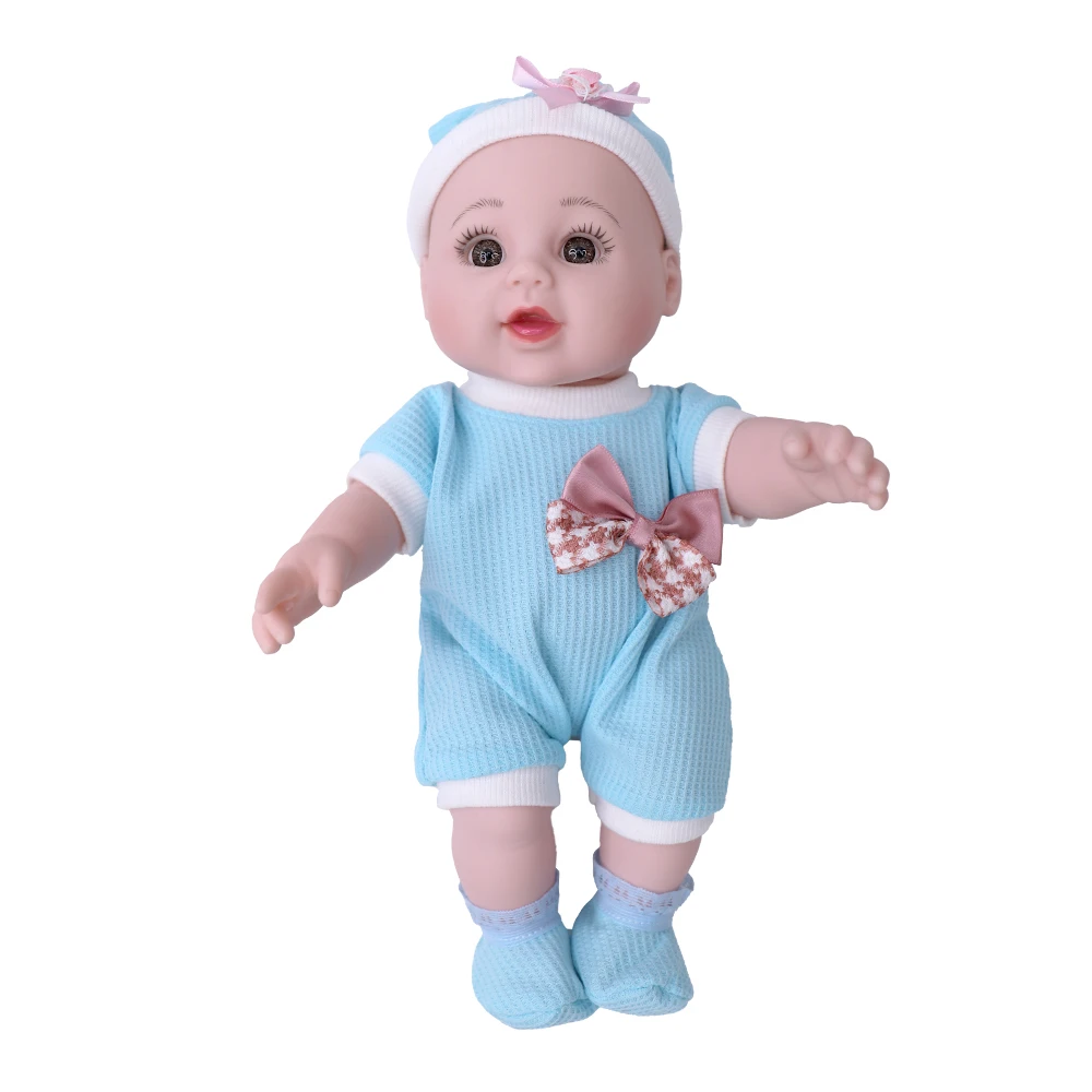 Tusalmo mini cute lovely dolls naked baby doll wholesale price high quality vinyl  silicone reborn dolls with open eyes