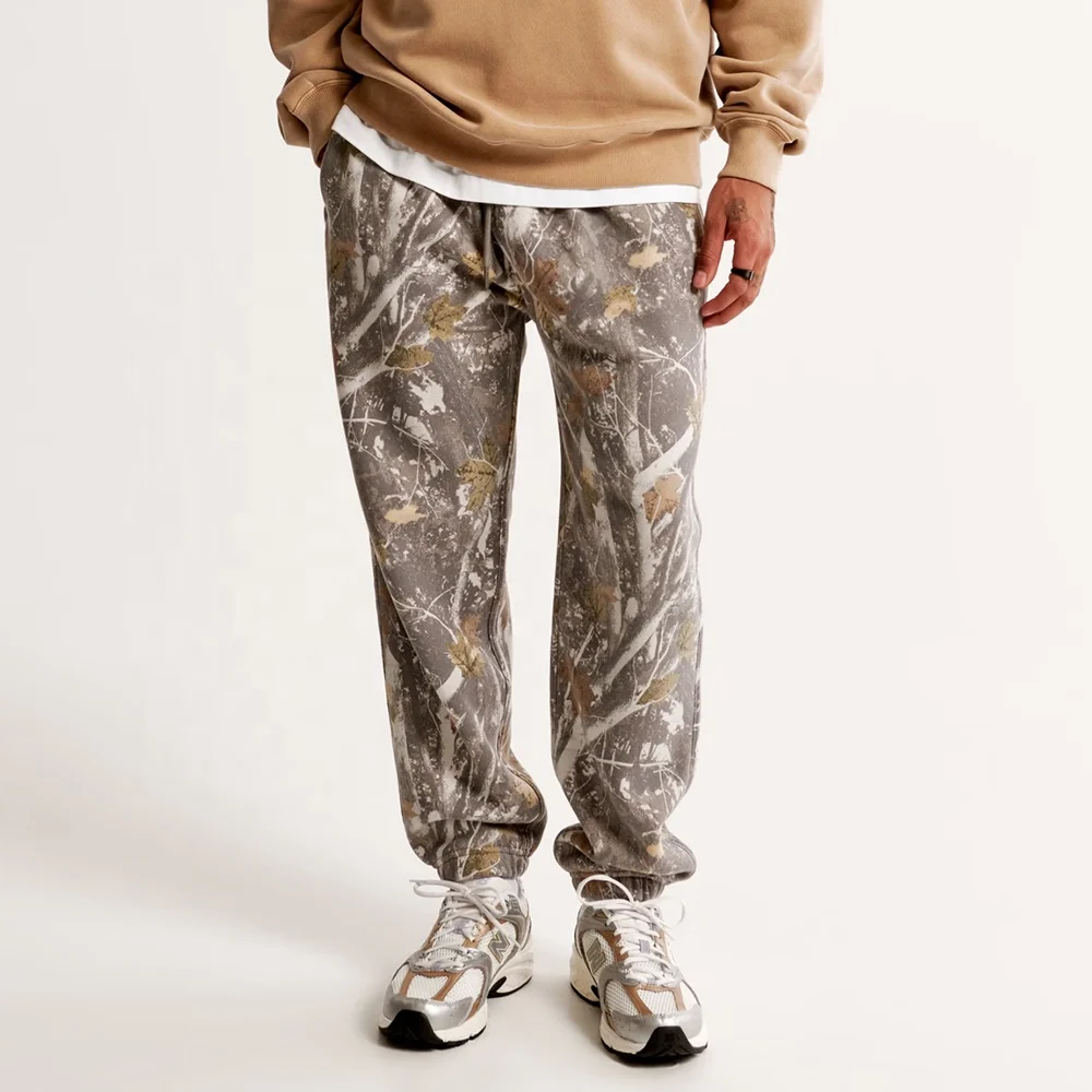 Wholesale Screen Graphic Patten All Over Print Sweatpants Custom Logo Sports Men Soft Sweatpants Joggers