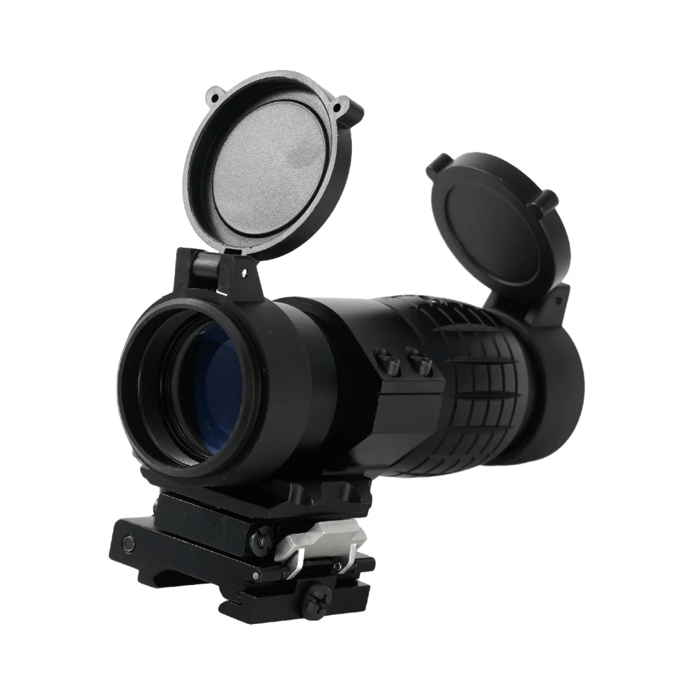 Hunting Optical 3X Magnifier Sight Scopes Optical Quick Detach Mount Flip to Side Function Optics for Holographic Reflex Red Dot