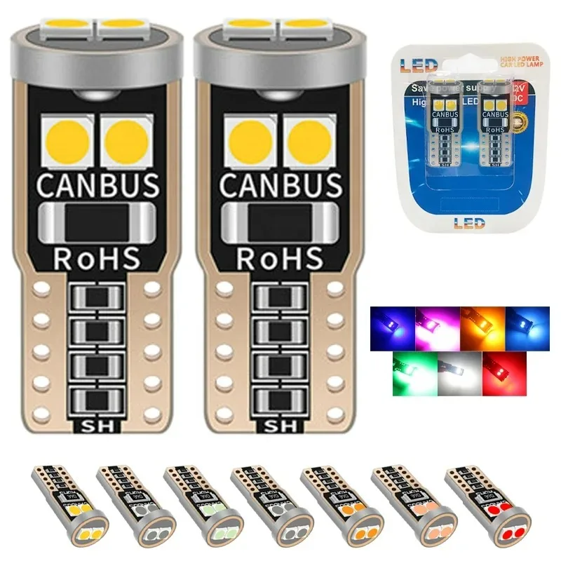 Hot 6SMD 3030 194 168 Canbus Error Free Interior Light License Plate Light Tail Dome Reading Light Canbus Led W5W Led T10 Led