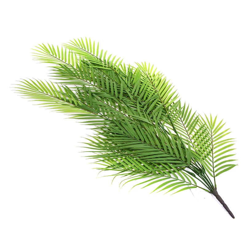 Fuyuan high quality tropic big greenery leaves Kwai palm leaves artificial hanging vine for decoration