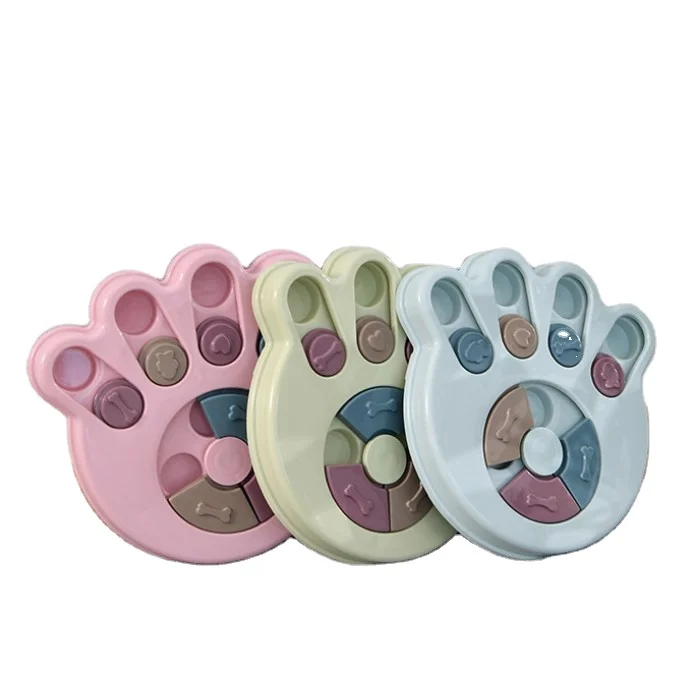 New pet educational toy dog rotary slow food plate dog interactive toy
