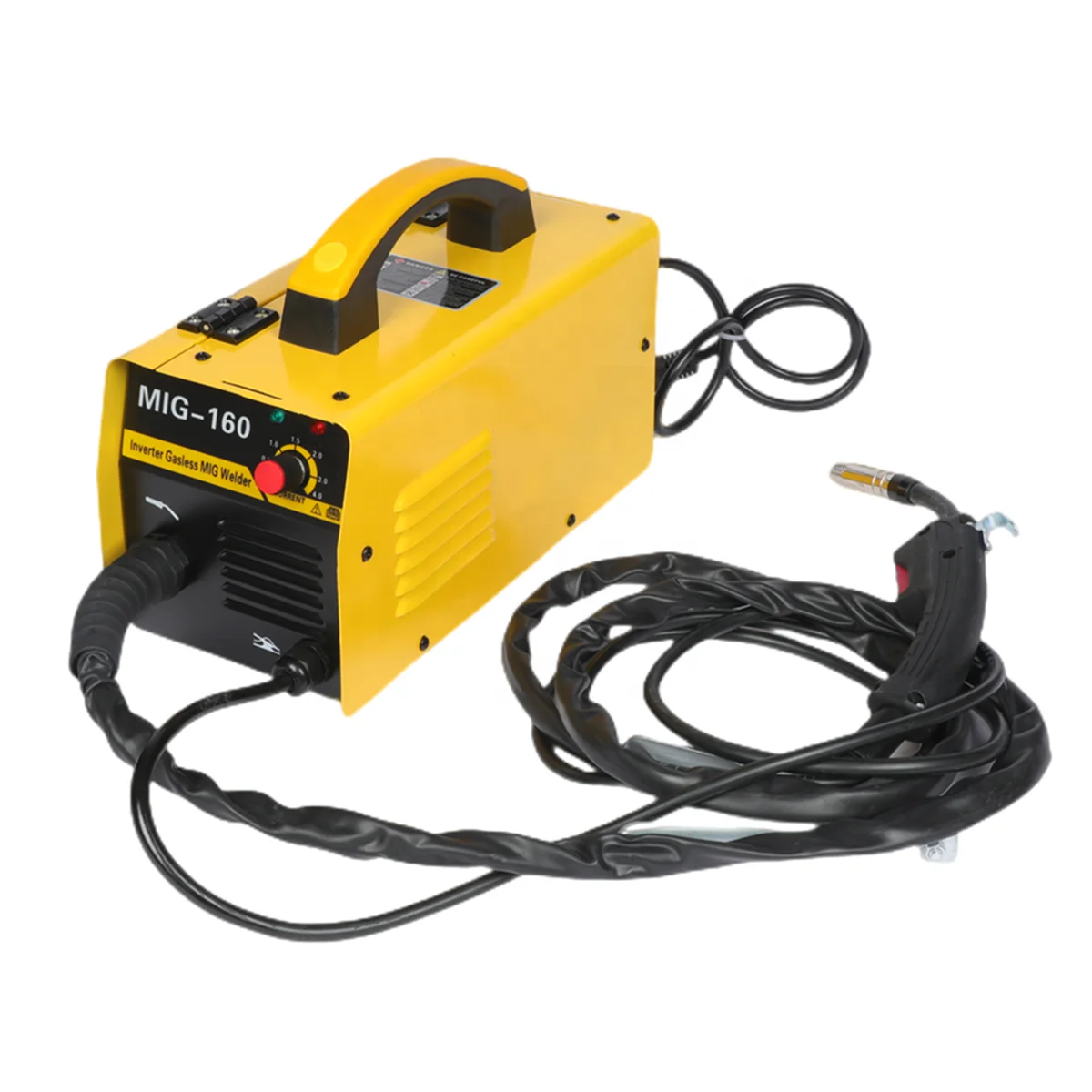 China welder New design 160 mig gasless welding machine without gas flux cored welding wire mig welders