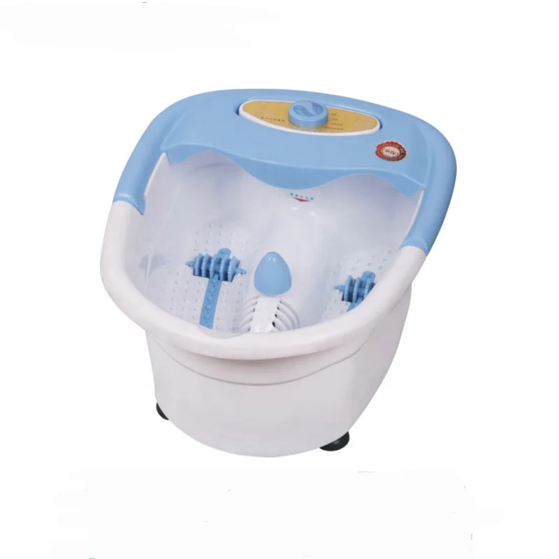Luyao Cheap Price Air Bubble Heated Foot Bath Massager Basin