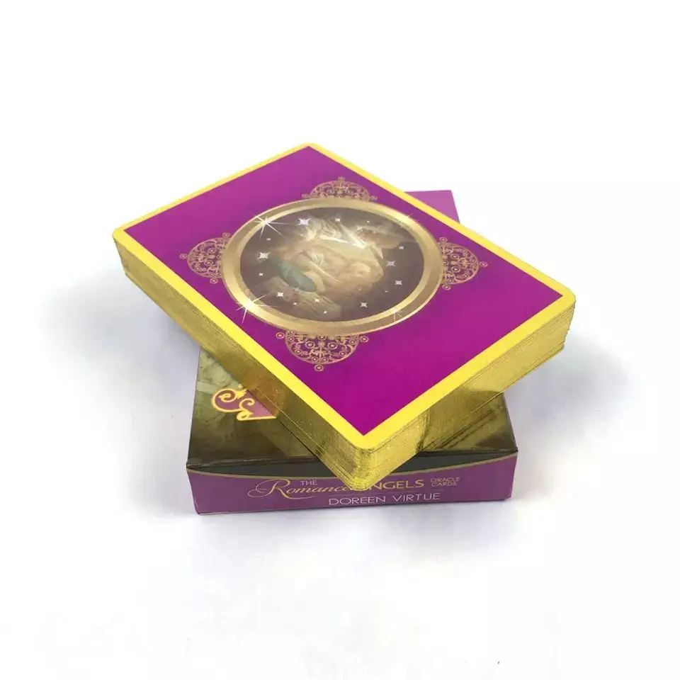 Factory new arrival Original size gilding edge romantic Angel Oracle card Romance Angels Oracle Cards