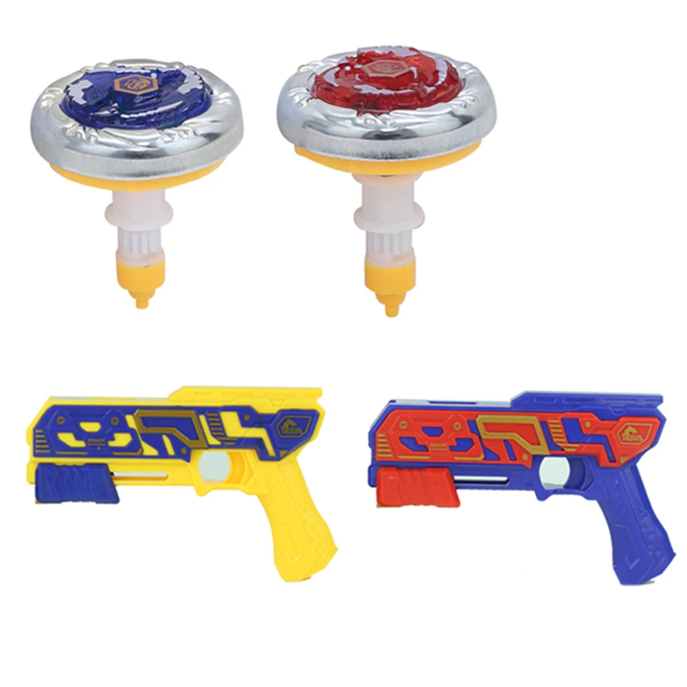 Promotional Birthday Gifts Spinning Top transmitter Battling Gyroscope Game Set Plastic Launch Gyro Gun Toys For Boys