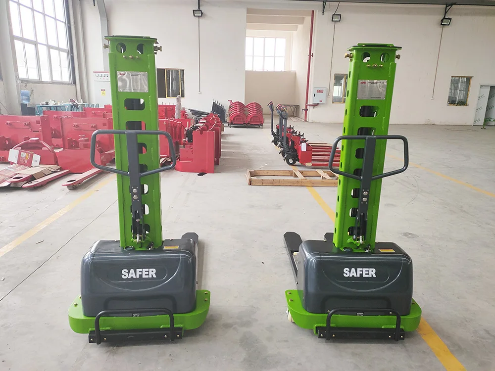 Safer brand 500kg Self loader the pedestrian stacker for vans and transport vehicles