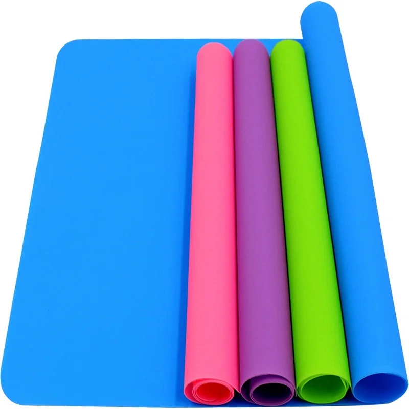 Customized Size Kids Painting Drawing Mat Food Grade Oven Baking Sheet Water Proof Table Dining Pad Silicone Mat for Craft