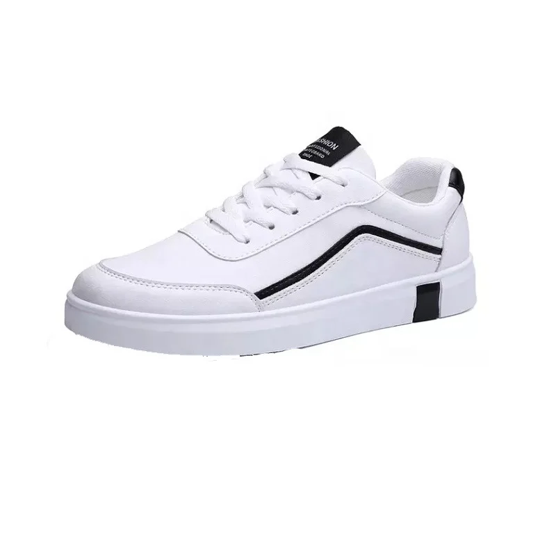 
dropshipping outdoor casual sports shoes lace up flat low cut skateboard men canvas students fashion sneakers soft men shoes 