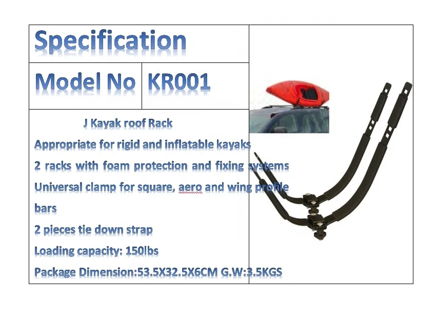 V Kayak Roof Rack Kayak Roof Racks Car Top Mount Accessories rigid and inflatable kayaks Roof Racks