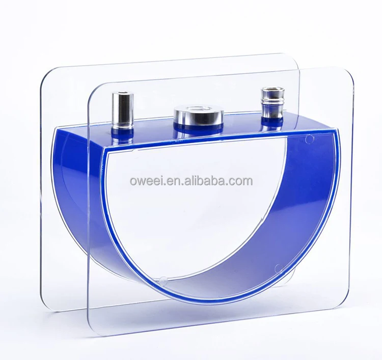 31CM Acrylic 2 pipe royal acrylic triangle hookah set big 2021 accessories modern shisha luxury Wholesale