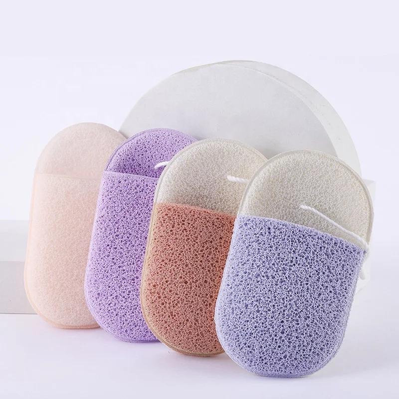 Wash Reusable Puff Daily Cleansing Puff Gentle Exfoliating Pads Konjac Glove Sponge Makeup Removing Dead Skin Facial Sponge