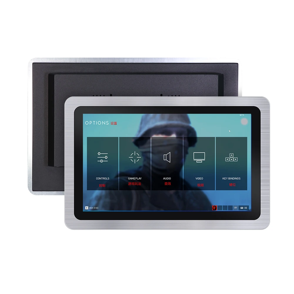 Factory price 10.1 12.1 15 17 19 inch Industrial All in one PC Embedded ip65 Wall Mount Touch Screen Panel Pc