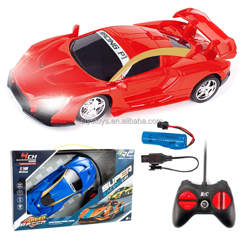 Electric Racing Remote Control Car Boys Hobby RC Luxury Sport Cars Race Car Toys with Working Lights
