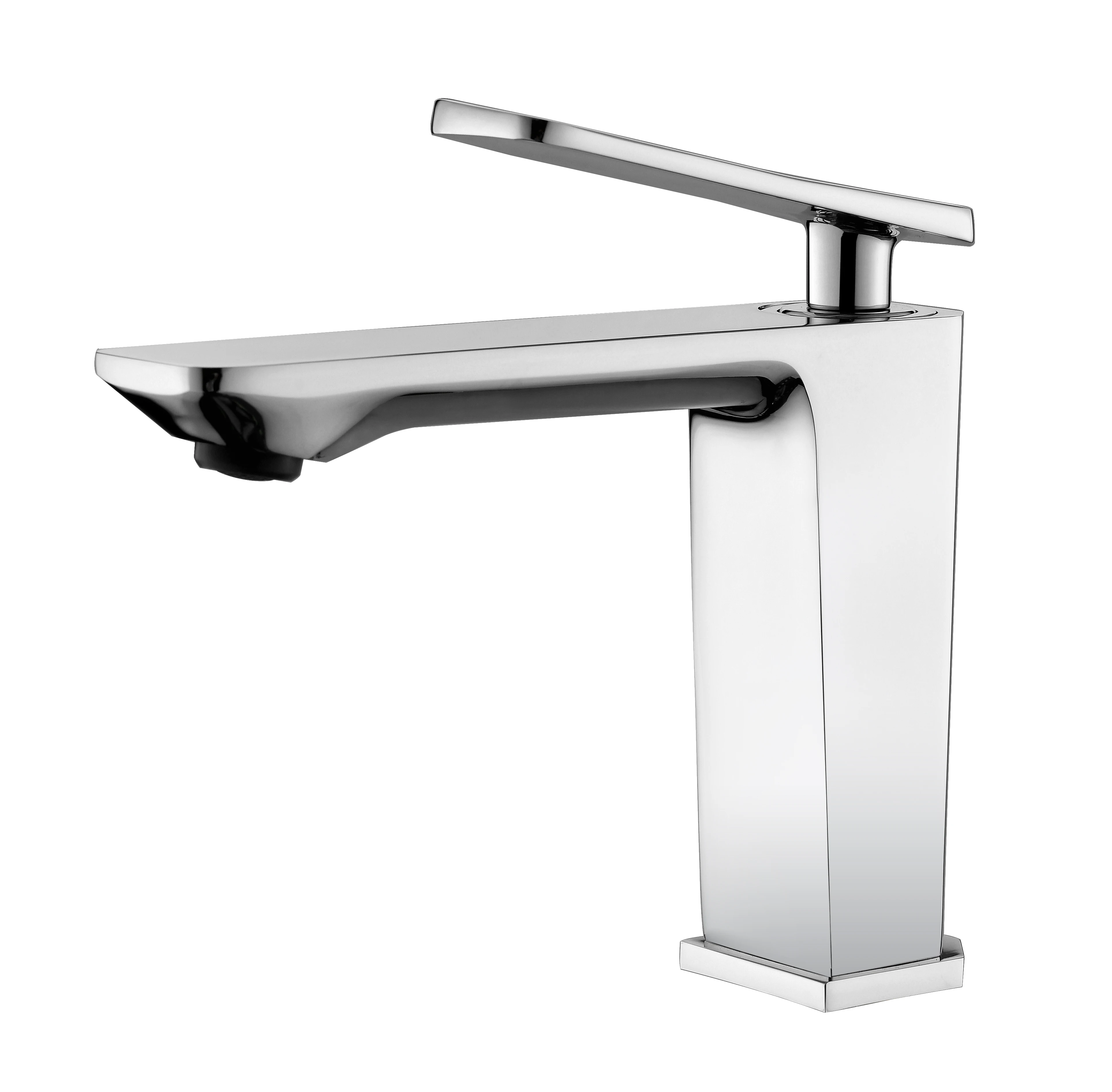 Modern Single-Handle Brass Faucet Quality ABS Plastic Water Tap for Bathroom Ceramic Valve Core Wash Basin Mixer Design