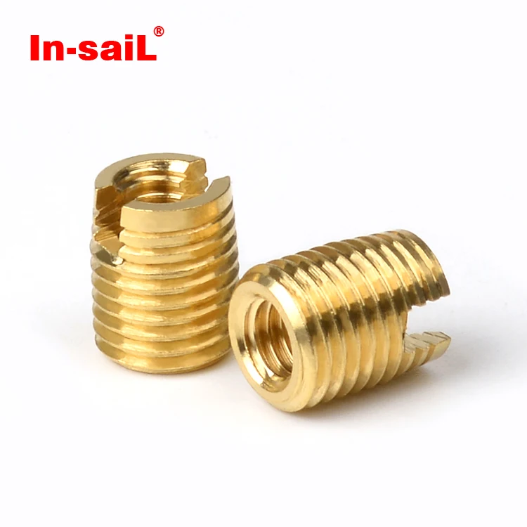 Self-tapping  threaded insert FOR THERMOPLASTICS AND THERMOSETTING