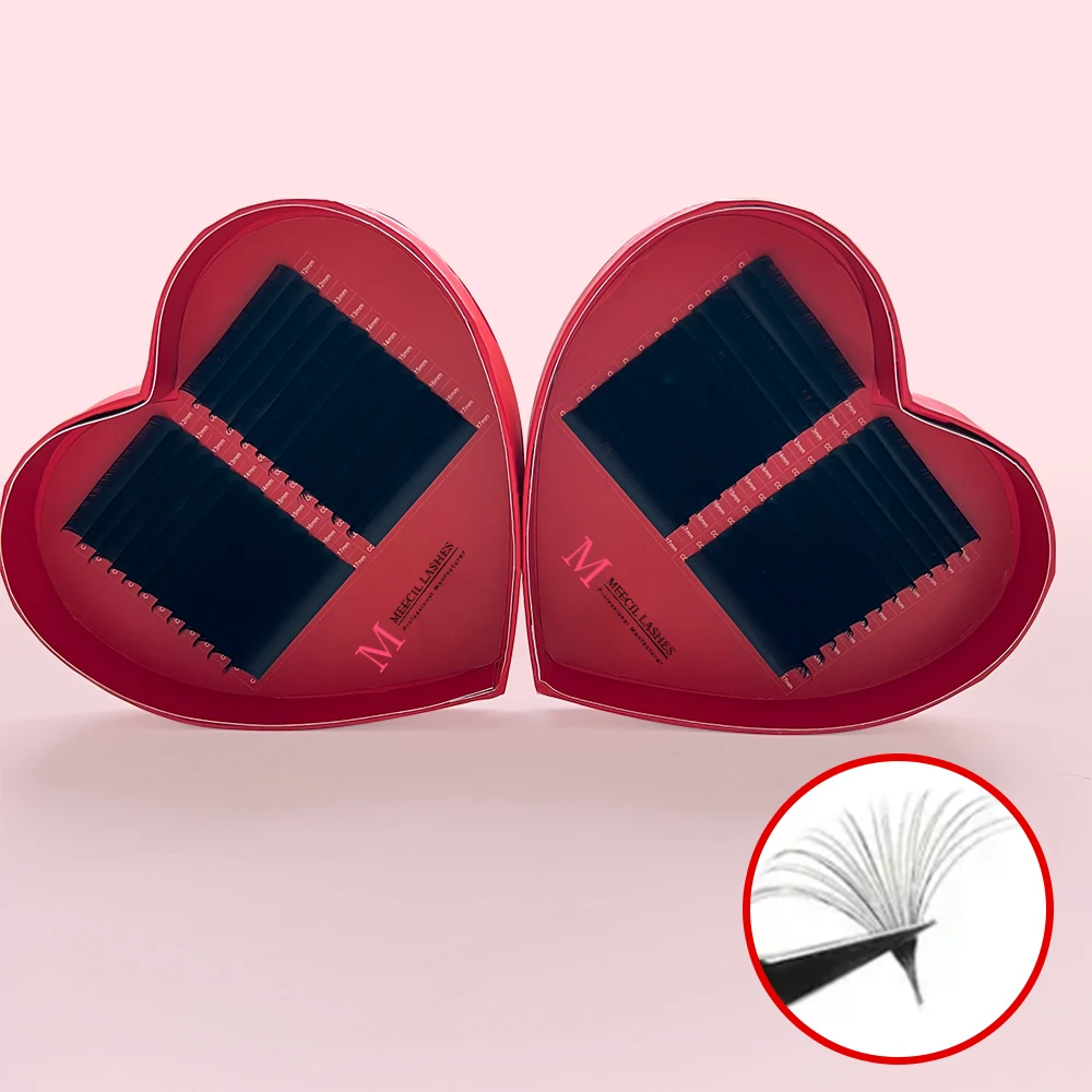 Korean PBT FIBERS wholesale private label lashes 0.10mm 3d russian volume lashes