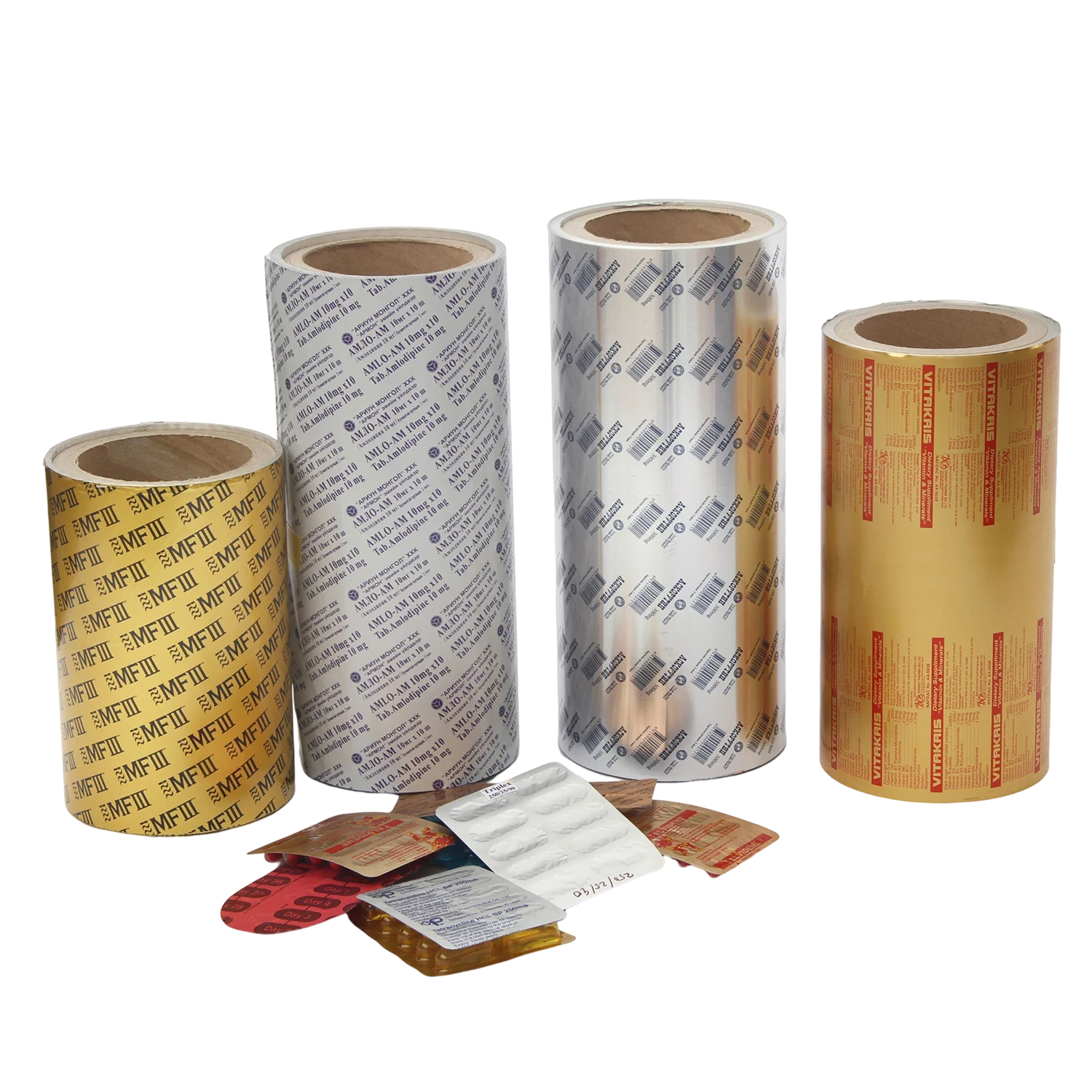 Hanlin Aluminum foil primer hot seal HSL is used for tablet packaging of tablet capsules