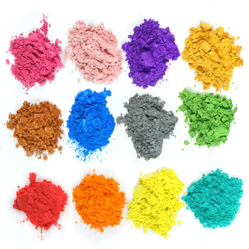 Metallic Effect Mica Pearl Pigment Powder for Epoxy Floor Paint, Resin Arts, Acrylic Nail Powder