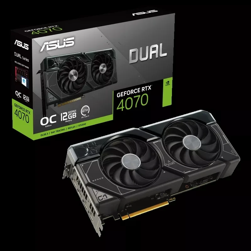 Видеокарта ASUS DUAL RTX 4070 супер 12 г GPU GDDR6X для настольного ПК RTX4070 игровая видеокарта rtx 4080 4060 4090 игровая графическая карта