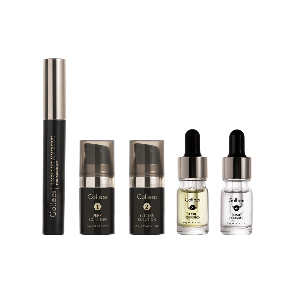 Набор для завивки ресниц Gollee OEM в Корейском стиле, профессиональный лосьон для завивки ресниц с кератином, Полуперманентная завивка