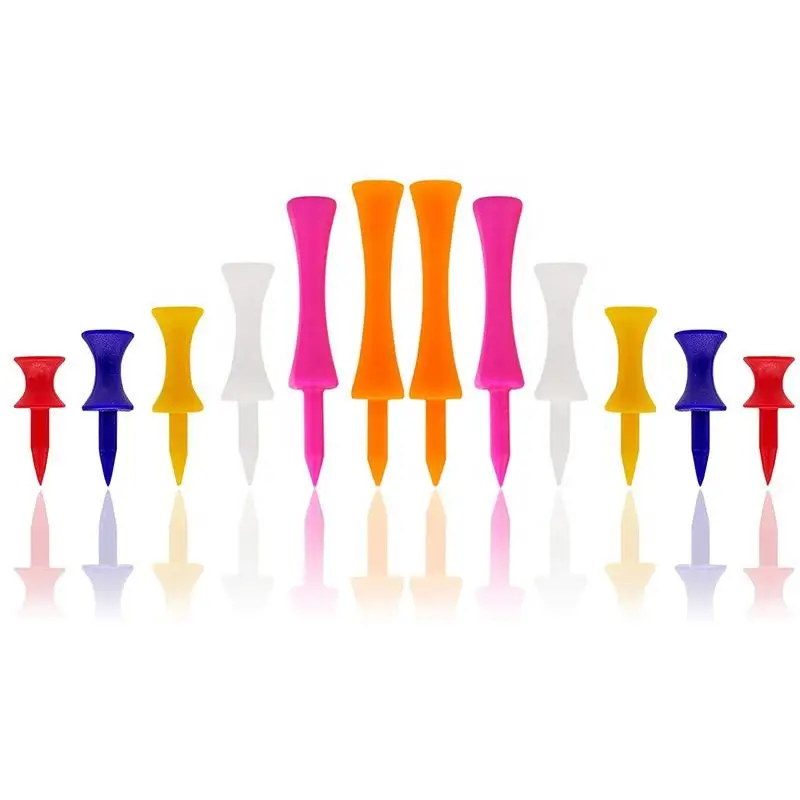 Free Sample Custom Logo Size Golf Tees Plastic Castle Tees