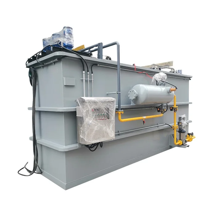Rectangle horizontal DAF dissolved air flotation with easy operation Water treatment equipment