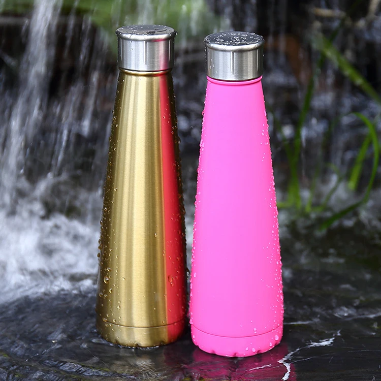 Спортивная бутылка для воды из нержавеющей стали, 14 унций, новый дизайн, бутылка для воды cola, термос на заказ