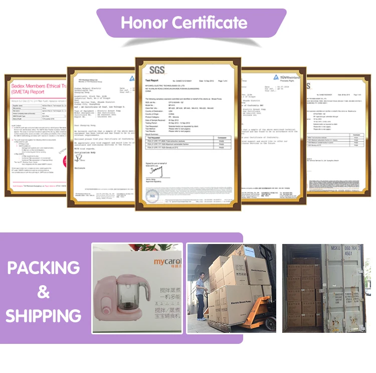 Household Portable Baby Food Blender Electric Baby Food Maker Multi-function Automatic Food Processor Steamer