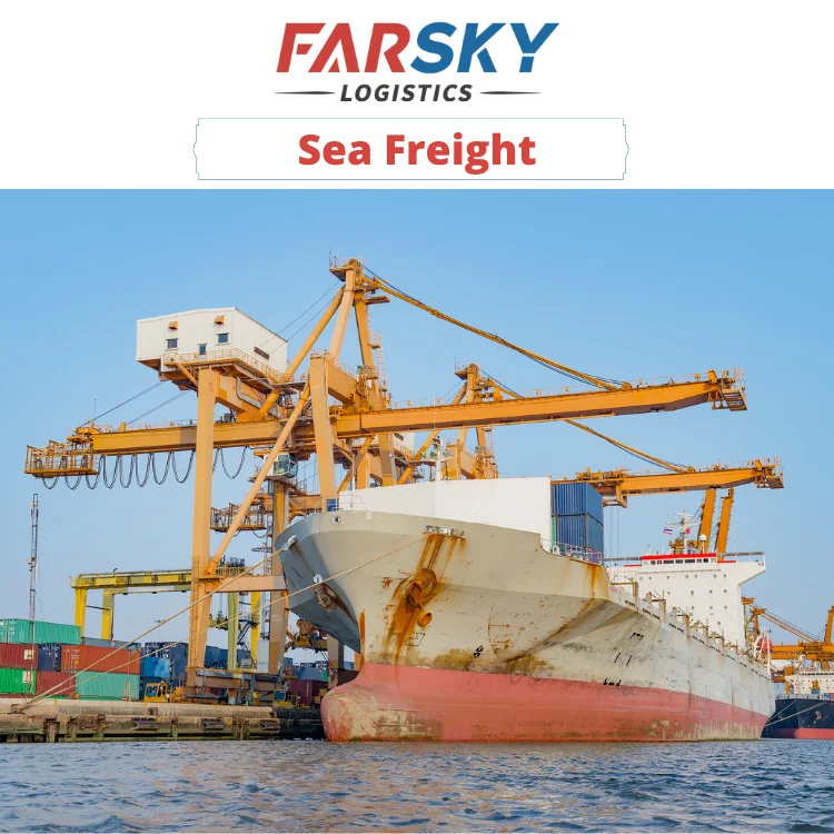 The Lowest Price DDP Sea Shipping Door To Door Large  cargo transportation channel Shipment From China To USA Europe