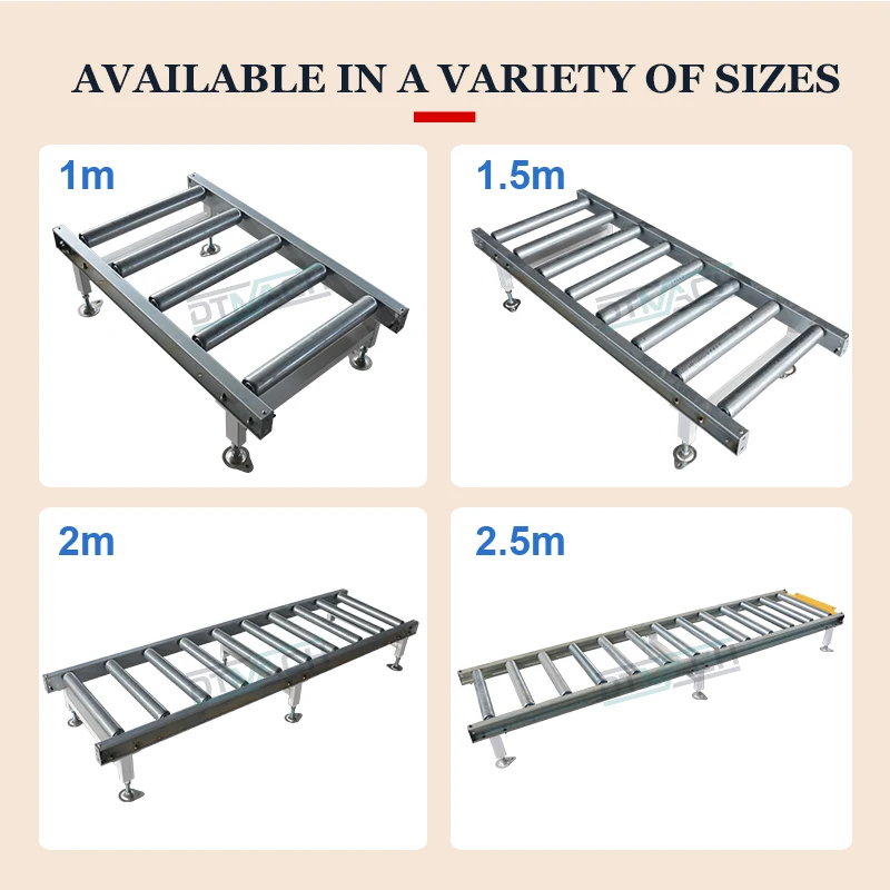 industrial Customizable size extend gravity conveyor roller line for container Furniture Factory