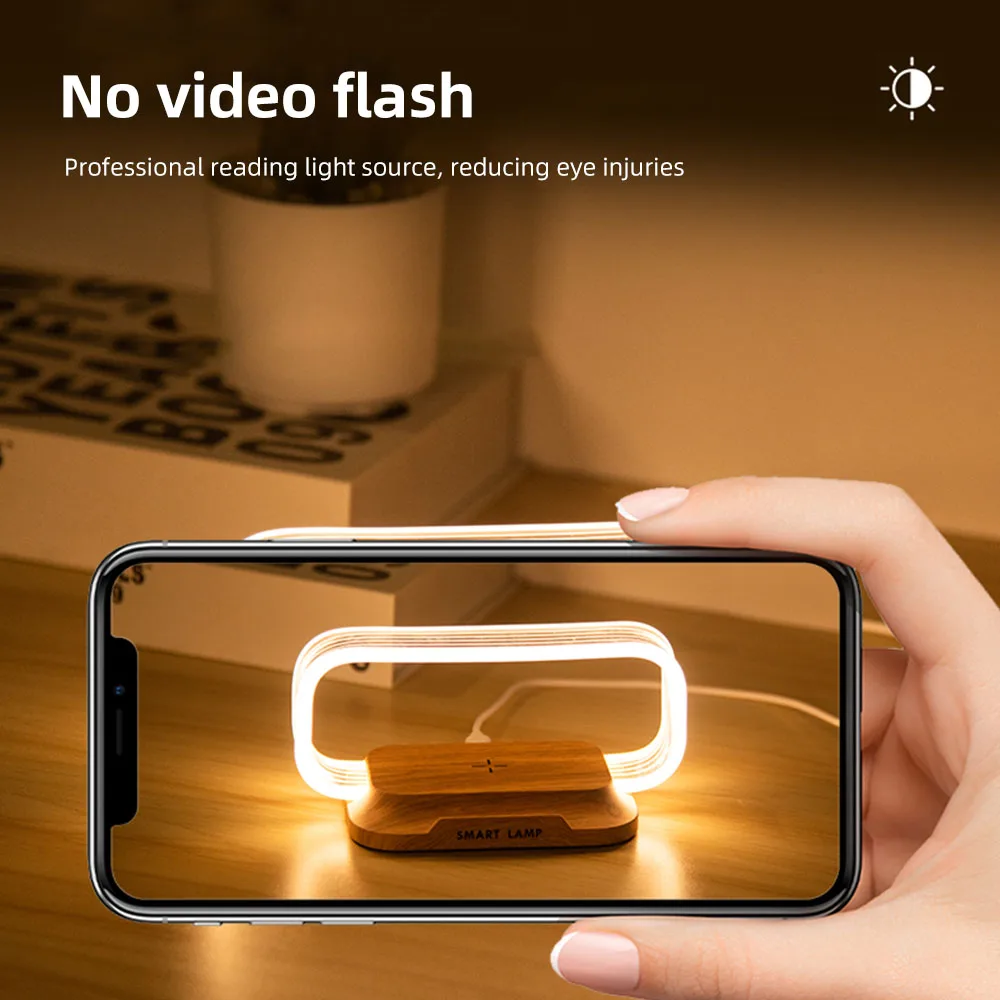 Sophisticated Mini LED Desk Lamp Adjustable Arm Dimmer Switch Electric Powered Touch Control ABS Body Farmhouse Design Bedroom