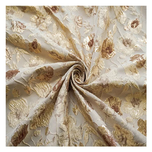 Woven Jacquard Fabric for Dress Various Styles 100% Polyester Jacquard Dress Fabric