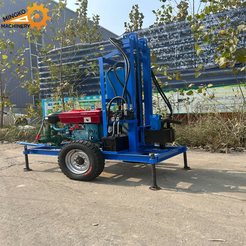 40HP Дизель Портативный 150 метров мини домашний станок для бурения воды глубокой