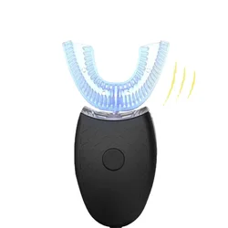 U Shaped Electric Toothbrush Ultrasonic Automatic Whitening Massage Toothbrush for Adults with 4 Cleaning Modes