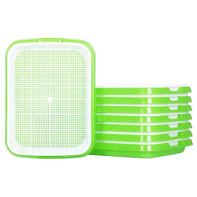 PP Plastic Hydroponic Vegetable Soilless Cultivation Seedling Tray For Sprouting Vegetables